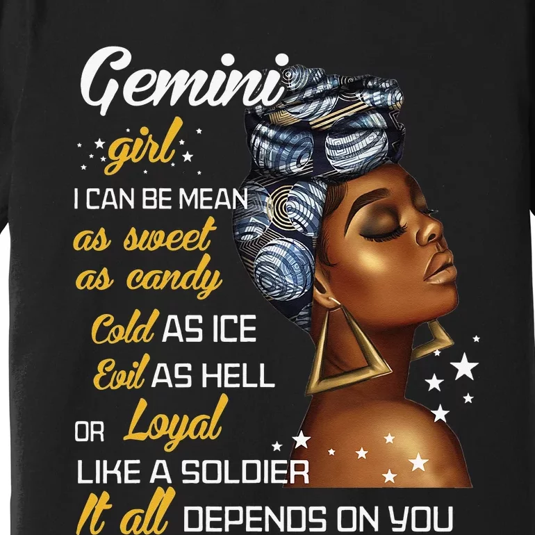 Birthday Gift Gemini May or June Wo Premium T-Shirt