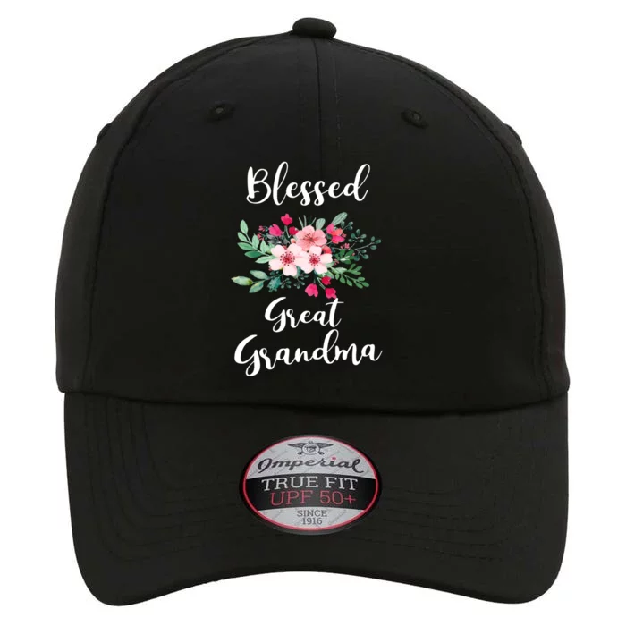 Blessed Great Grandma Flower Bouquet Gift For Grandma Gift The Original Performance Cap