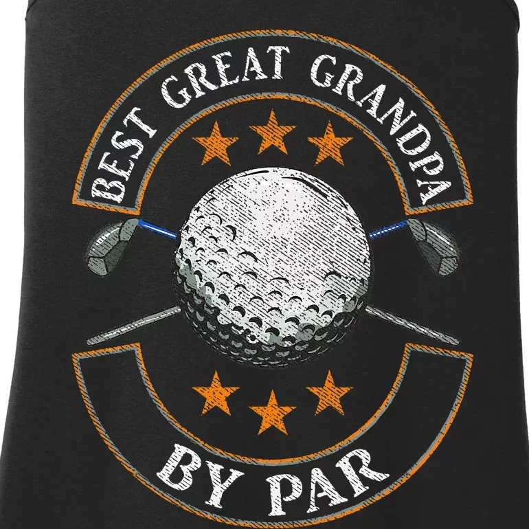 Best Great Grandpa By Par Golf Lover Sports Fathers Day Gift Ladies Essential Tank