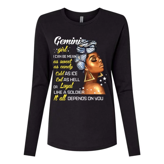 Birthday Gift Gemini Girl May Or June Women Womens Cotton Relaxed Long Sleeve T-Shirt