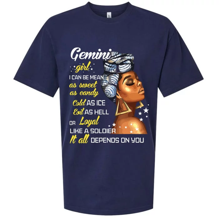 Birthday Gift Gemini Girl May Or June Women Sueded Cloud Jersey T-Shirt