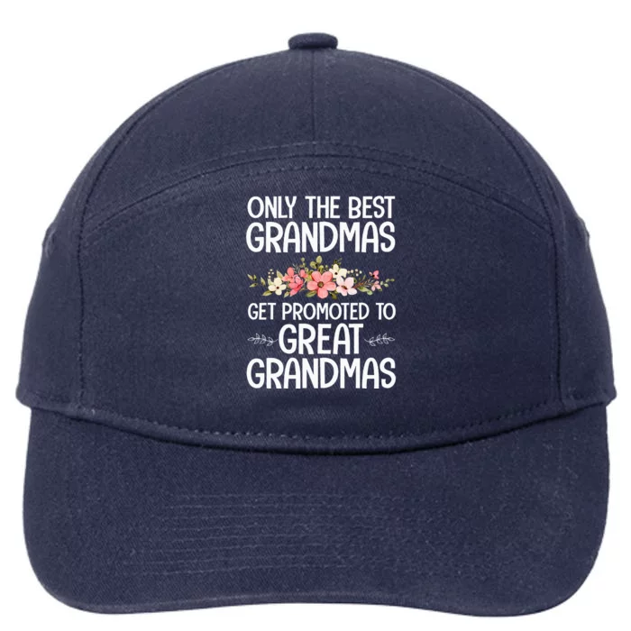 Best Great Grandma Art For Grandma Wo Great Grandmother 7-Panel Snapback Hat