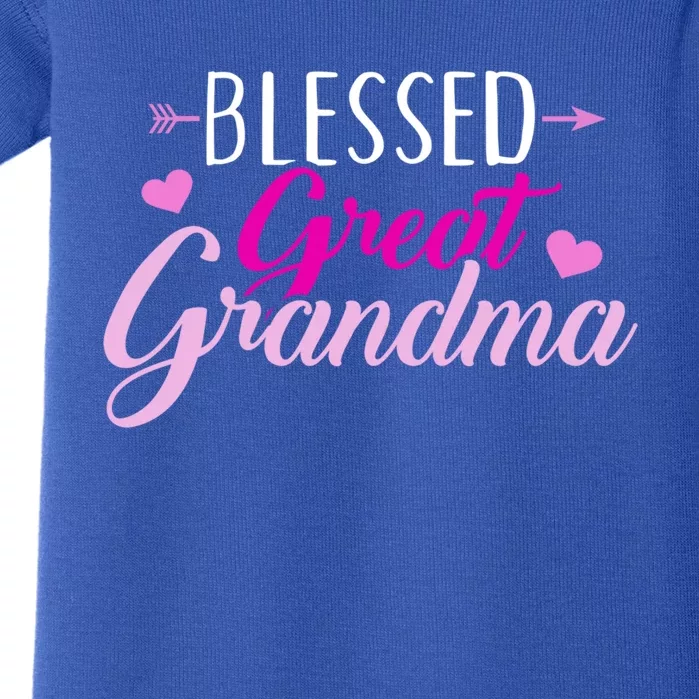 Blessed Great Grandma Gift Baby Bodysuit