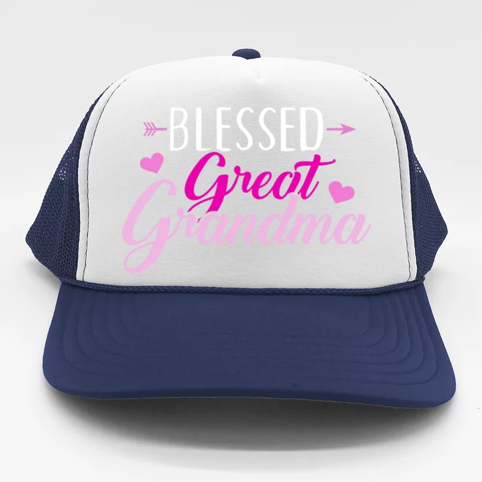 Blessed Great Grandma Gift Trucker Hat