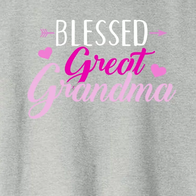 Blessed Great Grandma Gift Women's Crop Top Tee