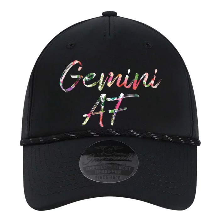 Birthday Gifts Gemini AF Floral Performance The Dyno Cap