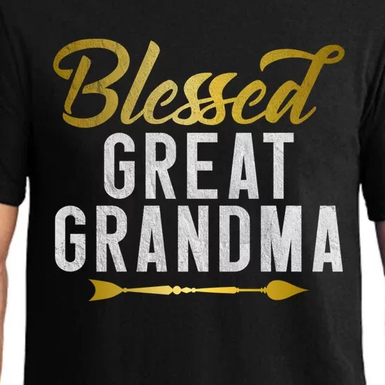 Blessed Great Grandma Meaningful Gift Pajama Set