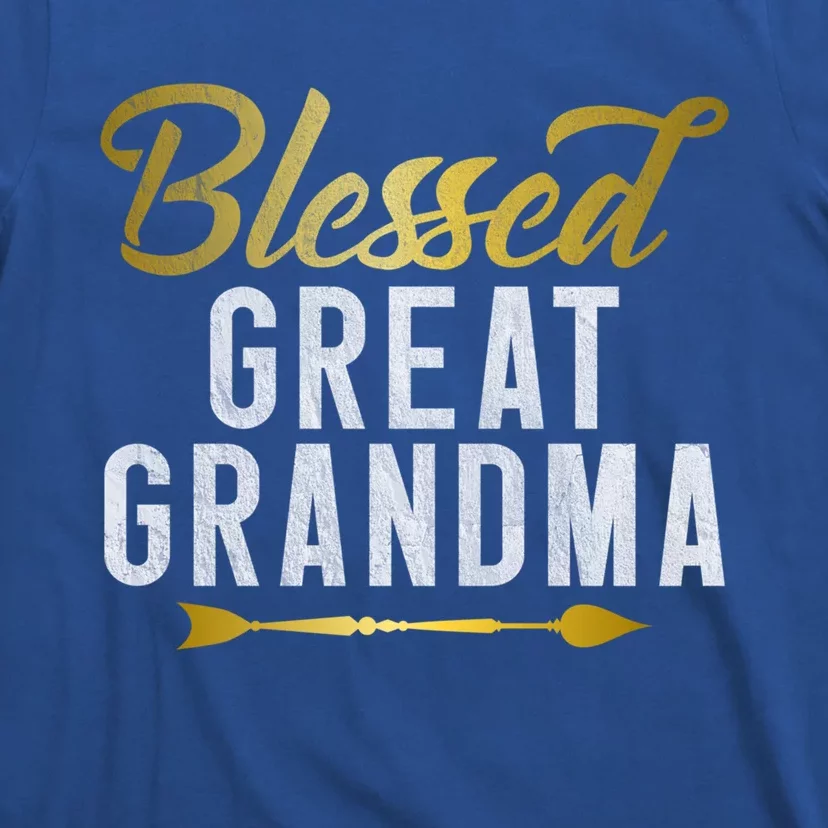 Blessed Great Grandma Meaningful Gift T-Shirt