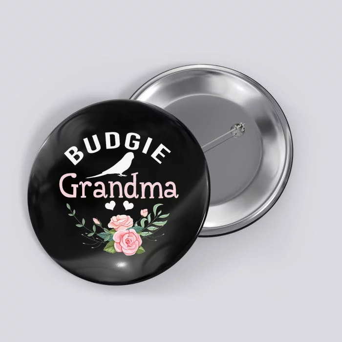 Budgie Grandma Gifts Mom Wo Cute Bird Lovers Christmas Button