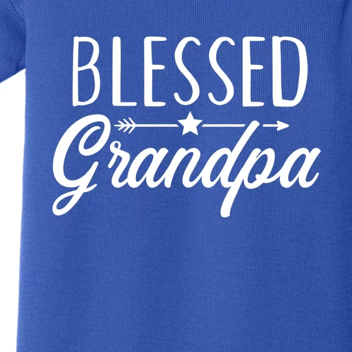 Blessed Grandpa Gift Baby Bodysuit