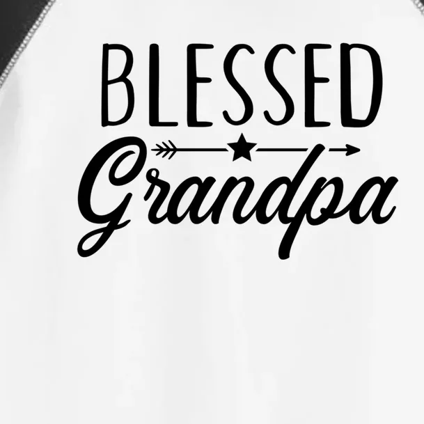 Blessed Grandpa Gift Toddler Fine Jersey T-Shirt