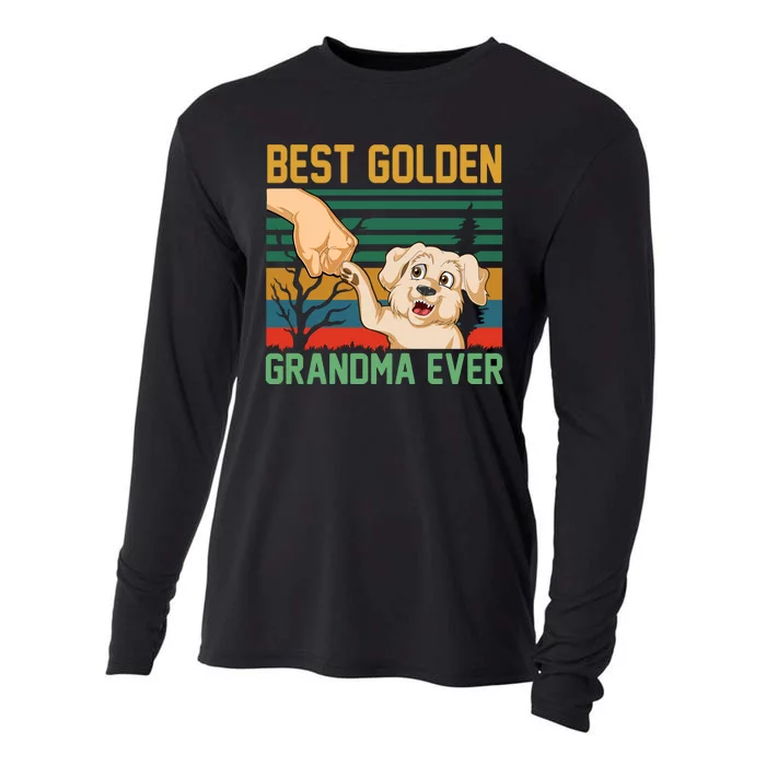 Best Golden Grandma Ever Cooling Performance Long Sleeve Crew