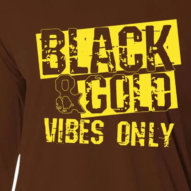 Black Gold Game Day Group Cooling Performance Long Sleeve Crew