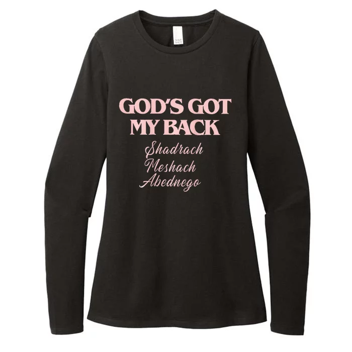 Brandon GodS Got My Back Lake Womens CVC Long Sleeve Shirt