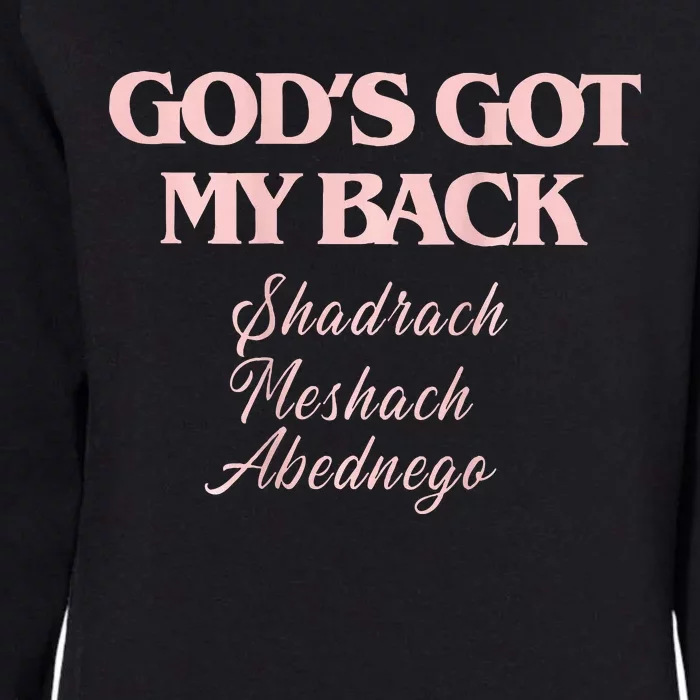 Brandon GodS Got My Back Lake Womens California Wash Sweatshirt