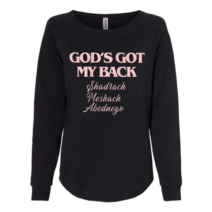 Brandon GodS Got My Back Lake Womens California Wash Sweatshirt