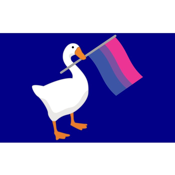 Bisexual Goose Game Lgbtq Bi Pride Parade Flag Untitled Honk Gift Bumper Sticker