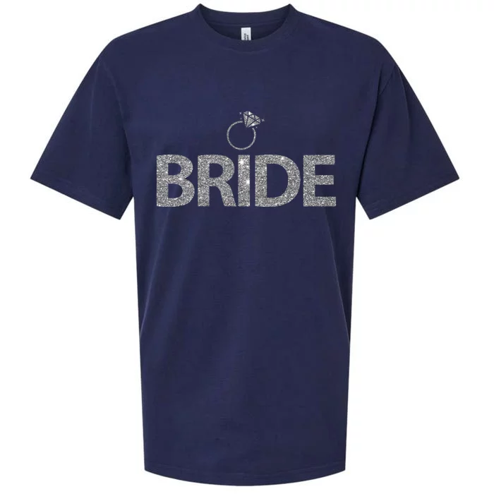 Bride Gift Grainy Grey Sueded Cloud Jersey T-Shirt