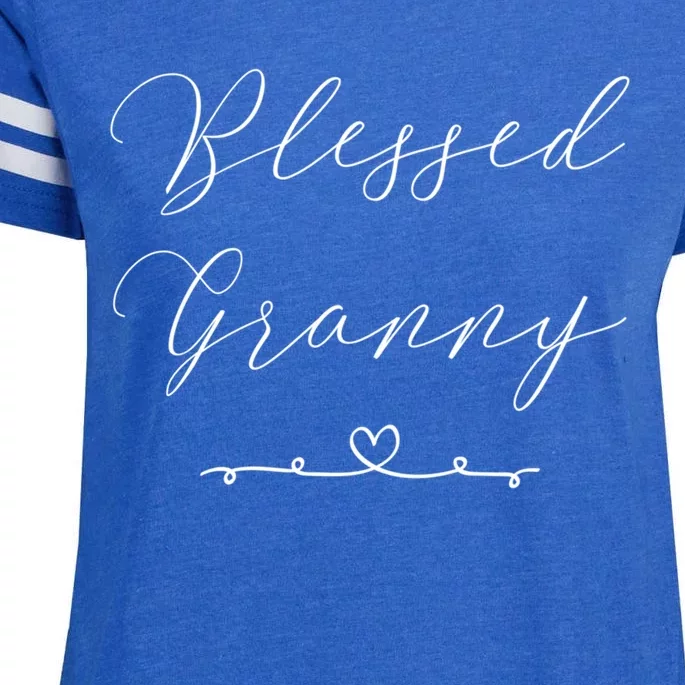 Blessed Granny Gift Enza Ladies Jersey Football T-Shirt