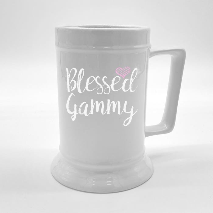 Blessed Gammy Grandma Gifts Front & Back Beer Stein