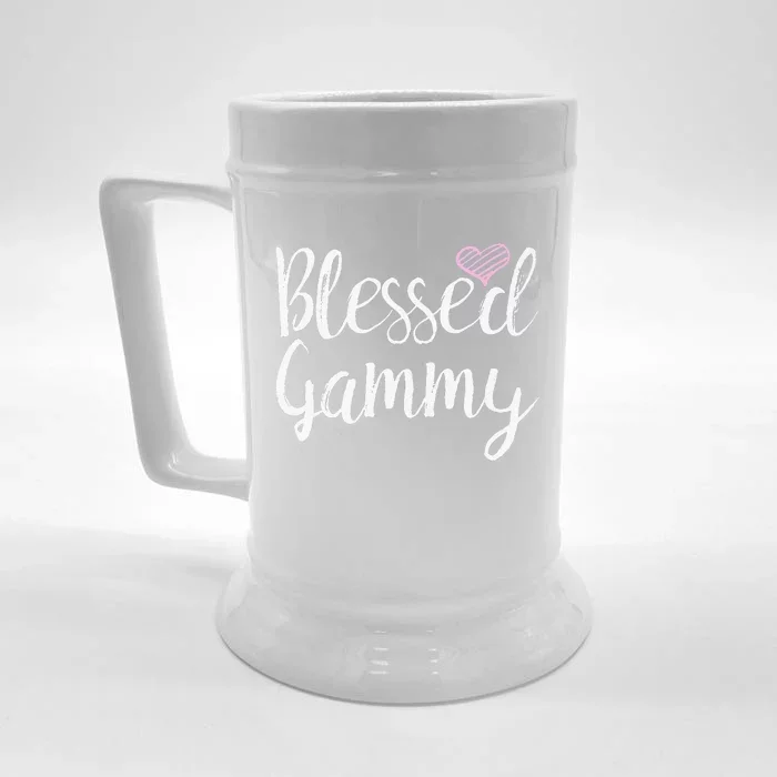 Blessed Gammy Grandma Gifts Front & Back Beer Stein