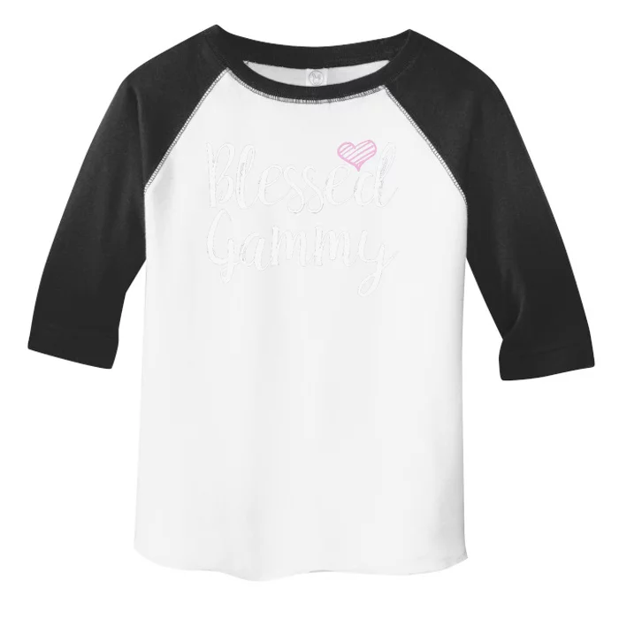 Blessed Gammy Grandma Gifts Toddler Fine Jersey T-Shirt