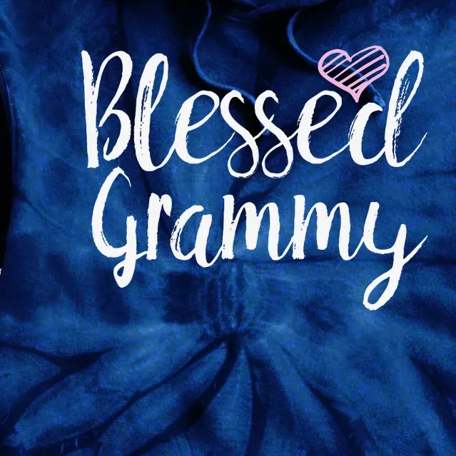 Blessed Grammy Grandma Gifts Tie Dye Hoodie