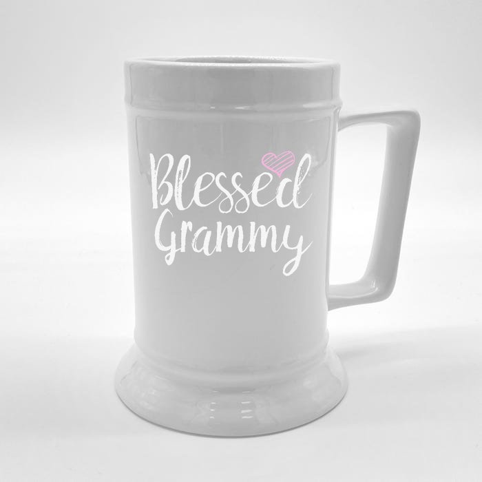 Blessed Grammy Grandma Gifts Front & Back Beer Stein