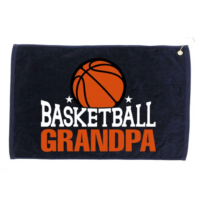 Basketball Grandpa Gift For Basketball Fan Sport Team Grommeted Golf Towel