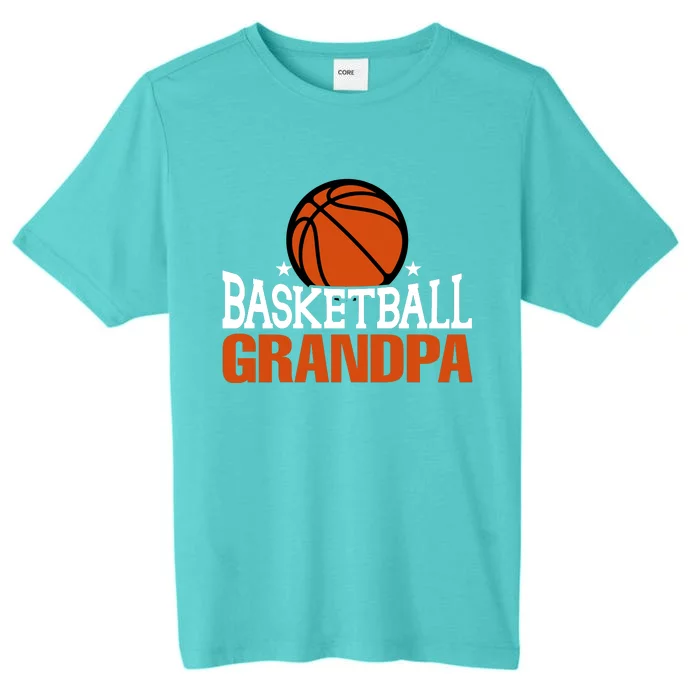 Basketball Grandpa Gift For Basketball Fan Sport Team ChromaSoft Performance T-Shirt