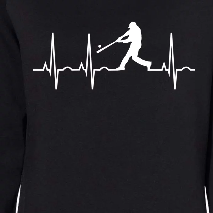 Baseball Great Gift Men Gift Baseball Player Heartbeat Gift Womens California Wash Sweatshirt