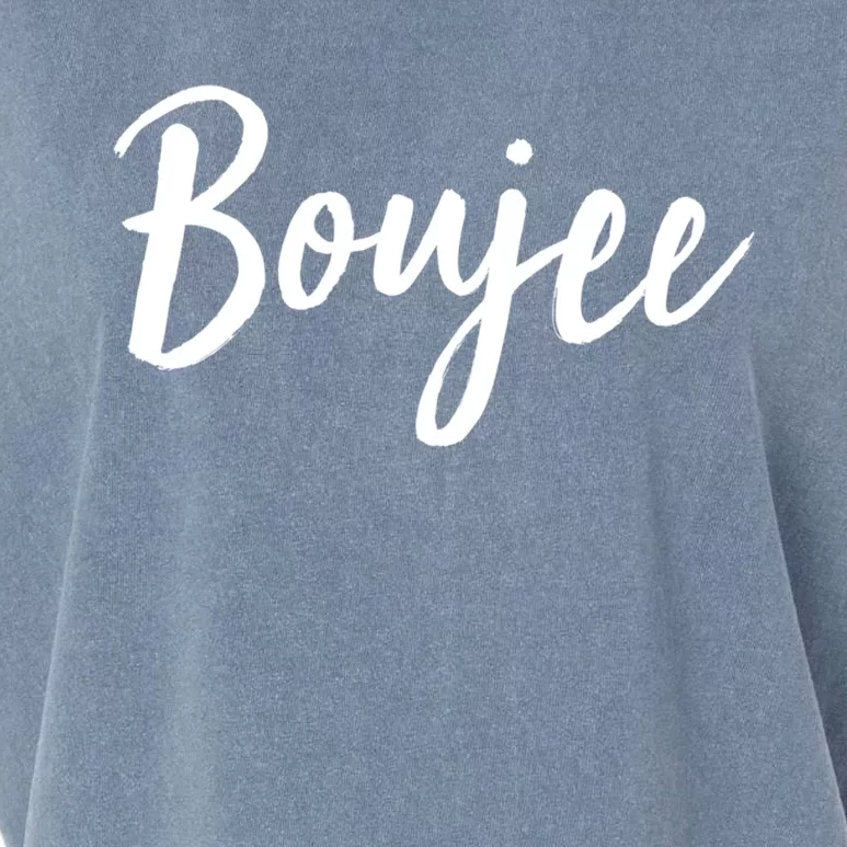 Boujee Great Gift Cool Gift Garment-Dyed Women's Muscle Tee