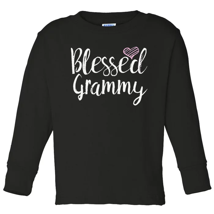 Blessed Grammy grandma gifts Toddler Long Sleeve Shirt