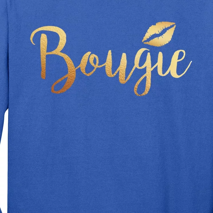 Bougie Great Gift Melanin Poppin Great Gift Black Magic Funny Gift Long Sleeve Shirt