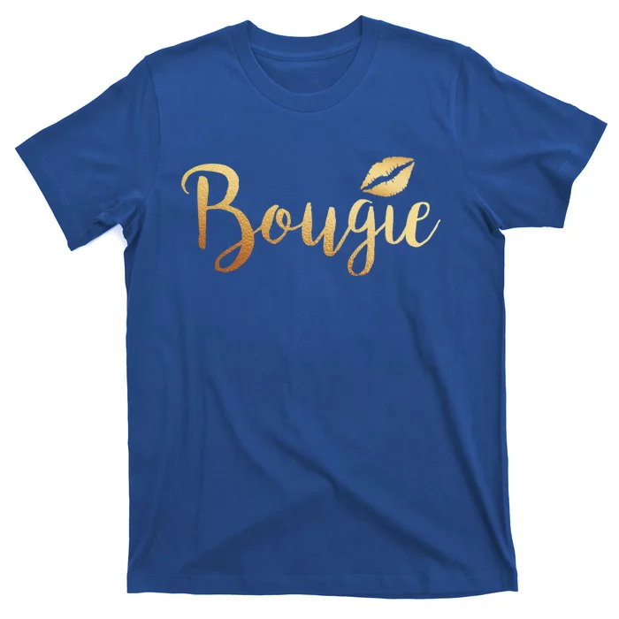 Bougie Great Gift Melanin Poppin Great Gift Black Magic Funny Gift T-Shirt