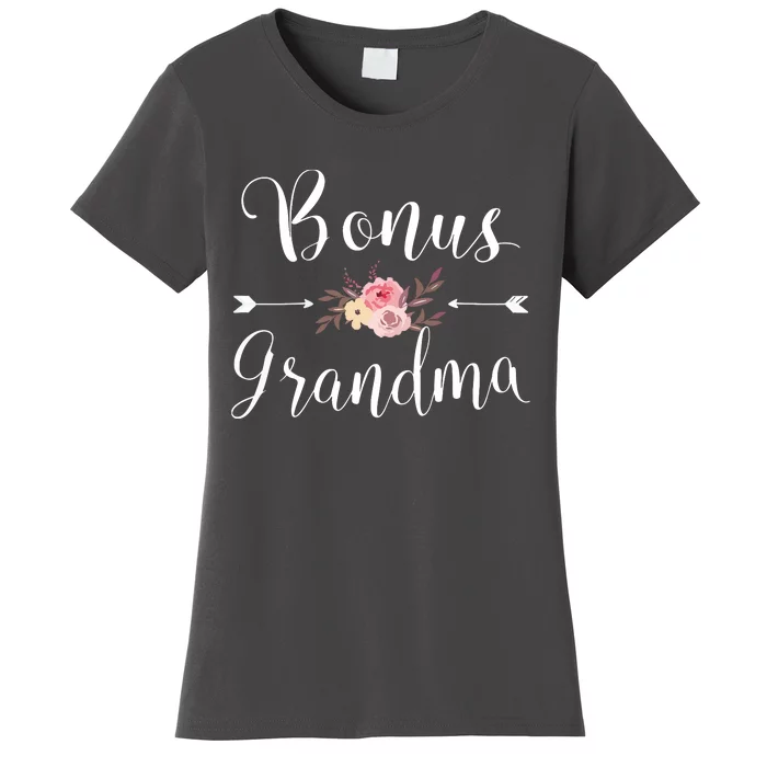 Bonus Grandma Grandmother Best Granny Ever Grandparents Day Women's T-Shirt