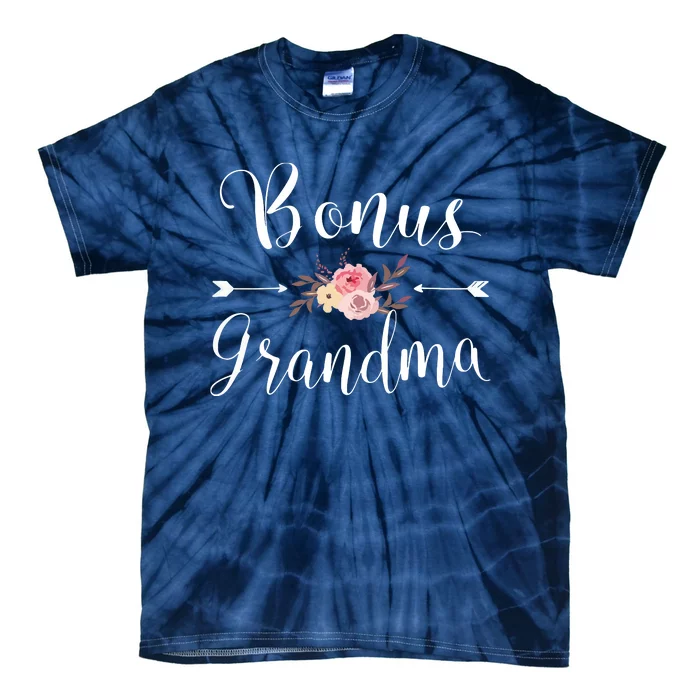 Bonus Grandma Grandmother Best Granny Ever Grandparents Day Tie-Dye T-Shirt