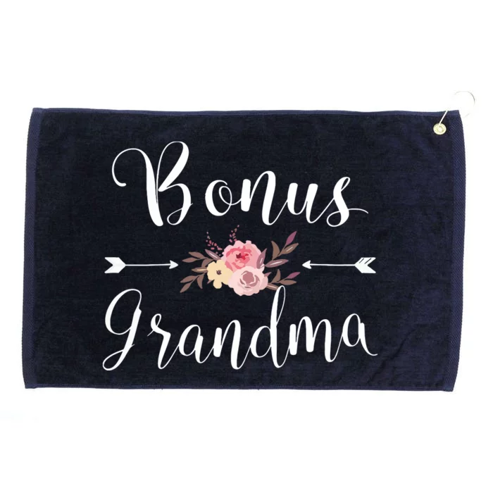 Bonus Grandma Grandmother Best Granny Ever Grandparents Day Grommeted Golf Towel