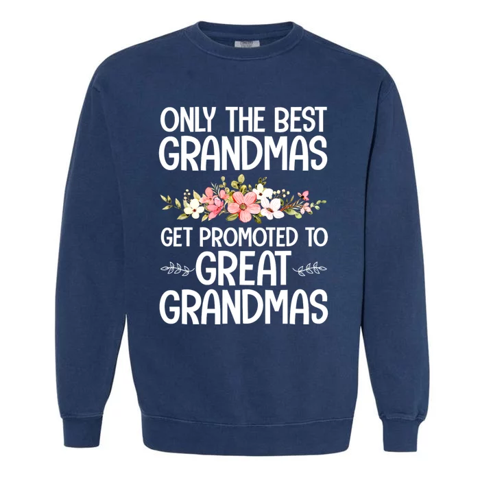 Best Great Grandma Art For Grandma Women Great Grandmother Garment-Dyed Sweatshirt