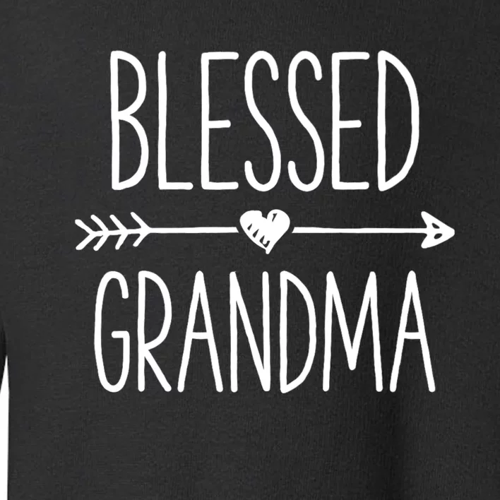 Blessed Grandma Grandmother Mother Moms Toddler Sweatshirt