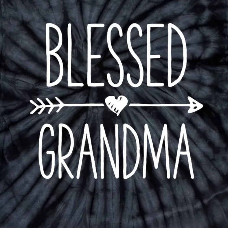 Blessed Grandma Grandmother Mother Moms Tie-Dye T-Shirt