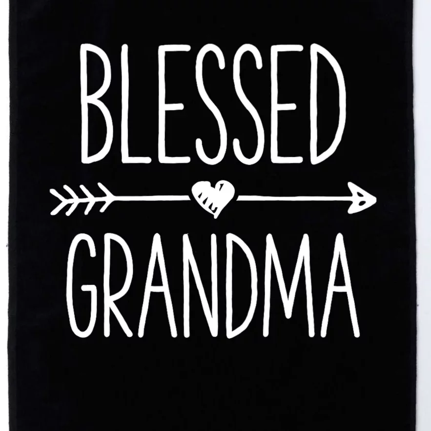 Blessed Grandma Grandmother Mother Moms Platinum Collection Golf Towel