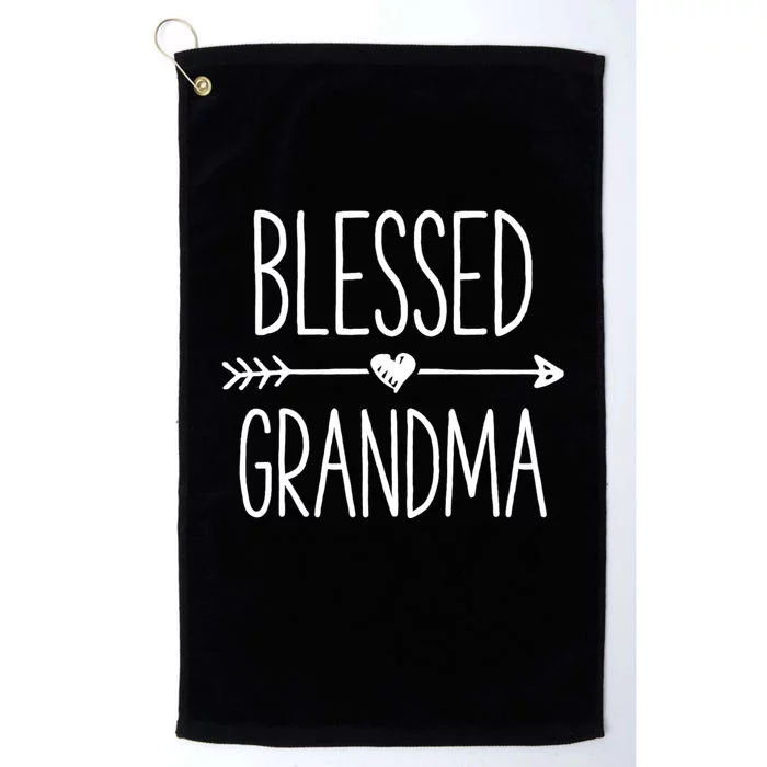 Blessed Grandma Grandmother Mother Moms Platinum Collection Golf Towel