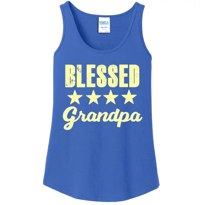 Blessed Grandpa Grandfather Grandpa Grandfather Grandpa Funny Gift Ladies Essential Tank