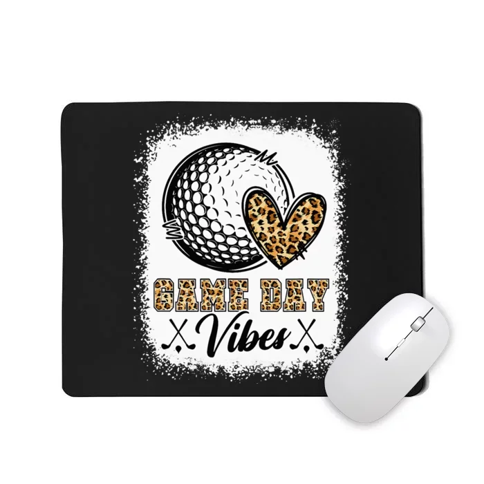 Bleached Golf Game Day Vibes Golf Mom Season Mousepad