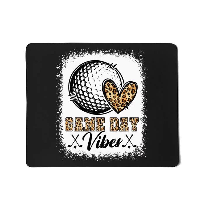 Bleached Golf Game Day Vibes Golf Mom Season Mousepad