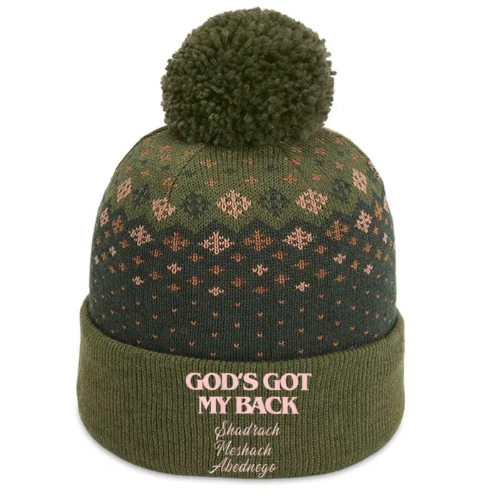 Brandon GodS Got My Back Lake The Baniff Cuffed Pom Beanie