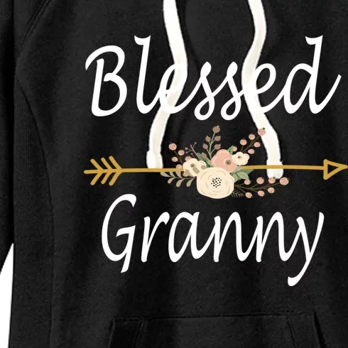 Blessed Granny Great Gift Mothers Day Funny Gift Great Gift Women's Fleece Hoodie