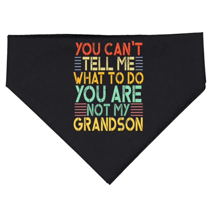 Best Grandpa Gift For Grandfather Poppy Great Papa USA-Made Doggie Bandana