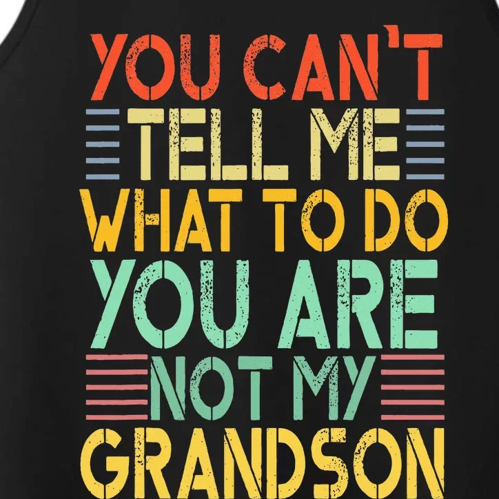 Best Grandpa Gift For Grandfather Poppy Great Papa Performance Tank